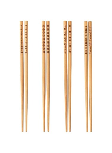 Bamboo Trebent Chopsticks - 4 Pairs