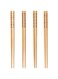 Bamboo Trebent Chopsticks - 4 Pairs