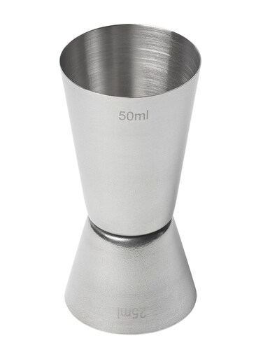Dual-Sided Stainless Steel Jigger for Accurate Measuring &acirc;&euro;&ldquo; 9x8 cm