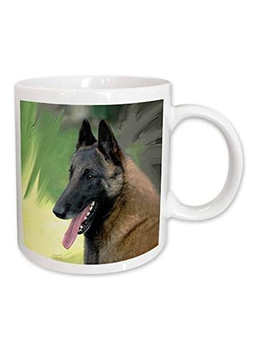 Belgian Malinois Portrait Mug Multicolour