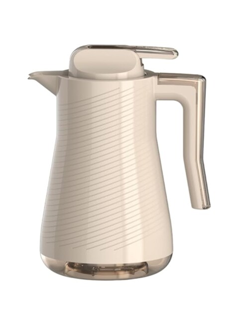 Vacuum Flask 700 ml For Tea &amp; Coffee   Brown Color   Tea &amp; Coffee Dallah  12 Hours Hot, 24 Hours Cold, Leak-Proof, Ideal for Social Occasion, Indoor, Outdoor and Office   BPA Free   Smart Lock Cap