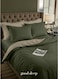 Sleep 6 Piece Set   Green   220 x 240 cm   King Size   Reversible Design   Includes Duvet Cover, Fitted bedsheet and Pillow Cases   Ultra-Soft &amp; Wrinkle-Free   Made in Dubai