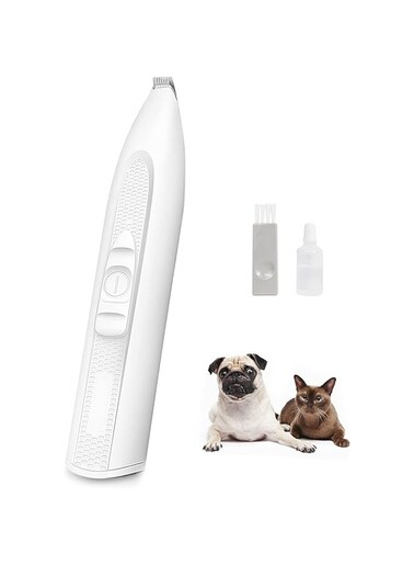 PAWBBY Dog Paw Trimmer, Dog Clippers, Cordless Cat and Small Dogs Clipper, Low Noise Electric Mini Pet Grooming Clippers for Trimming The Hair Around Face, Paw Pads, Eyes, Ears, Rump