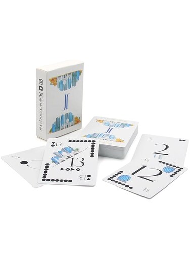 Jackaroo Joker Jakaroo Playing Cards 100% Plastic for Jakaroo Board game ورق لعب جاكارو1 Deck - Limited Edition Design