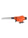 Flamemaster Butane Gas Lighter with Adjustable Flame &amp; Multi-Purpose Lighter / High temperature / Quick &amp; Easy to Use - Orange