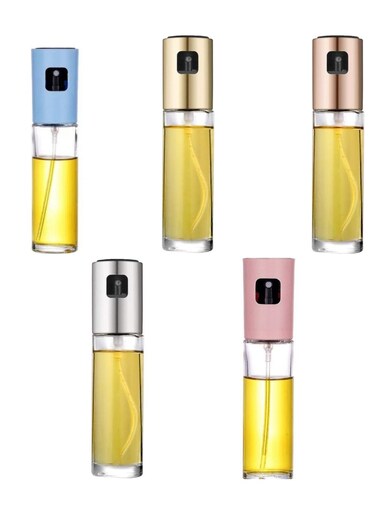 Glass Olive Oil Spray Bottle Vinegar Sprayer Leak Proof Drops Oil Dispenser