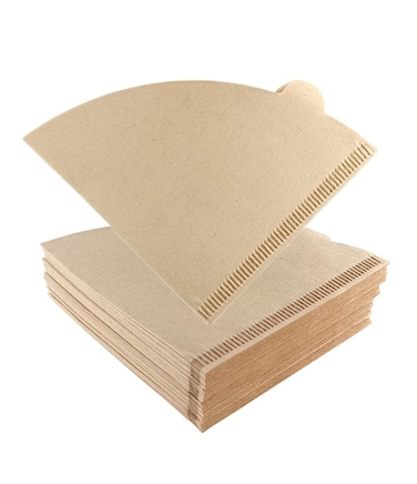 Coffee Filters, 100 PCS V02 Pour Over Coffee Filter, 1-4 Cups Disposable Cone Paper Coffee Filters, Compatible with Conical Shaped Dripper and Drip Coffee Maker