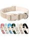 ARING PET Cotton Dog Collar-Soft Dog Collar for Small Dogs, Lightweight Comfortable Pet Collars with Quick Release Buckle for Small Medium Large Dog