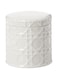 Kassatex ARN-CJ Rattan Cotton Jar, White