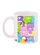 Bears Printed Coffee Mug White/Green/Purple 11ounce