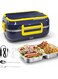 Lunch Box 40W Fast Heating 1.5L &acirc;&euro;&ldquo; 3-in-1 Portable Food Warmer with 304 Stainless Steel Removable Container, Leakproof Design, Fork, Spoon &amp; Carry Bag &acirc;&euro;&ldquo; Heated Lunch Box for Office, Home &amp; Travel