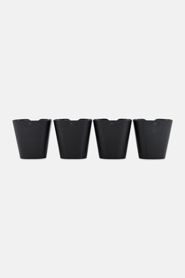 4 Pack Wrap Holders Set, Black