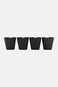 4 Pack Wrap Holders Set, Black