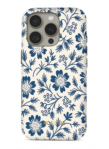 Mobcos iPhone 16 Pro Classic Blossom Premium Case Compatible with Hybrid Dual-Layer Hard Shell + Silicone Protection - Scratch-Resistant Shockproof Mobile Cover