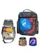 Juniors Kids Insulated Leakproof Lunch Bag with Adjustable Shoulder Strap Space Boys