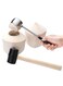 steel coconut shell opener 2 pieces