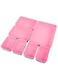 7 PCS Drawer Organiser Divider Trays, Office Desk Organizer Drawer Trays, Dresser Divider Bins, Separators Drawer Divider for Kitchen, Makeup, Office, Baby, Jewelries, Pens (Pink)
