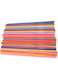 Hemoton 250 Pcs Plastic Color Modeling Straws Bending Lengthening Disposable Safety Decorative Drinking Party Supplies - 50Pcs/Pack (Colorful)