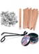 ELECTRFIRE 50 pcs Wooden Wicks for Candle Making with BONUS Candlewick trimmer Iron Stands Candles Tin, Candle Making Supplies, Wood Candle Wicks, Candle Wicks, Wooden Wick, Candle Making Kit