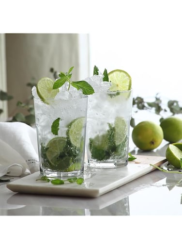 HomeBox Aras Long 6-Piece Glass Set - 365 ml