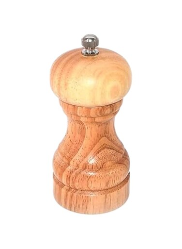 KITCHEN SOUQ Wooden Pepper Mill 4.5Inch
