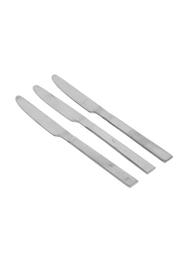 3-Piece Stainless Steel Table Knife Set