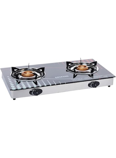 Krypton KNGC6014 Tempered Glass Double Gas Burner
