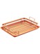 iMounTEK Crisper Tray Set Non Stick Cookie Sheet Tray Air Fry Pan Grill Basket Oven Dishwasher Safe Oil Free