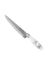 Marble Designed Slicer Knife Silver/Black 8inch