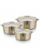 KSR Hotpot ZARA 3-Piece Set   1L-1.5L-2.5L   Stainless Steel Insulated Casserole