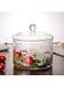 Glass Saucepan 1.5 Liter - Cooking Pot with Lid Sauce Pan for Soup, Pasta &amp; Baby Food, Cover - Heat-Resistant Thick Glass Cookware Set Clear Stove-top Cooking Pot.