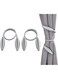 Oasisgalore 2pcs Twist Curtain Tiebacks, Creative Window Drape Curtain Hold Back. Decorative Holdbacks (Grey, 20inch)