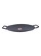 Iron Dual Handle Concave Tawa Griddle Black 14inch