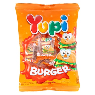 Yupi Mini Burger Candy, 105g