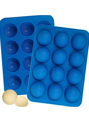 Golf Ball Silicone Mold Round Hot Chocolate Cake Pop Candy Ice Cube Tray Baking Decoration Tools Cupcake Topper Kitchen