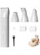Wisfunlly Dog Clippers, Electric Pet Grooming Kit Dog Nail Grinder Dog Nail Trimmers, Rechargeable Shaver Clippers with 4 Cutter Head and 3 Guide Combs, Pet Trimmer for Dogs Cats Pets