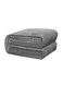 Warm Flannel Fleece Blanket Fabric Dark Grey 70 x 90cm
