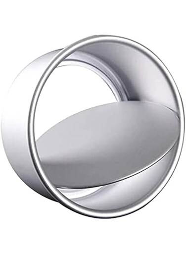 HALAMODO Baking Round Cake Mould, Perfect Performance Aluminium Round Cake Pan Chiffon Cake Mold Baking Mould with Removable Bottom for Wedding/Birthday/Christmas