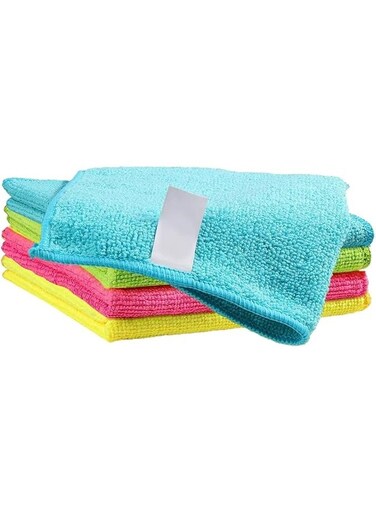 5 Pack Microfiber Cleaning Cloth Multi Purposes Kitchen Towel Set (30 X 30 Cm) Super Absorbent Reusable Cleaning Towels - Kitchen Cloth