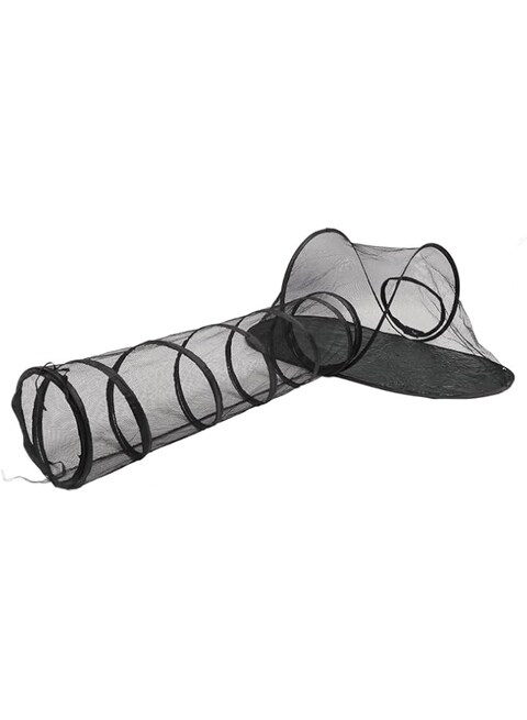 Cryfokt Outdoor Cat Enclosures, Portable Mesh Cat Tent with Carry Bag, Large Space Cat Tents with Tunnel, Pet Playpen Playhouse Outside Playground for Indoor Cats Rabbits Small Animals Dog