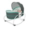 Mastela 5-in-1 Rocker &amp; Bassinet for Infants LB6037 &ndash; Portable, Versatile Design with Toy Bar &amp; Soothing Melodies - Green