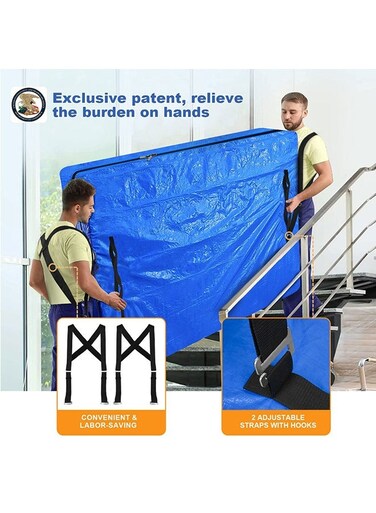 CHIC Mattress Bags for Moving and Storage&iuml;&frac14;&OElig;Waterproof Mattress Cover&iuml;&frac14;&OElig;Mattress Storage Cover With Dual Zippers and Strong Carrying Handles&iuml;&frac14;&OElig;Reusable Mattress Moving Bags(Suitable for 1.8M mattresses)