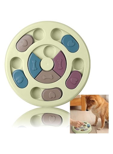 STAYOUNG Dog Puzzle Toys - Dog Feeding Toys, Premium Material, Non-Slip Base, Dog Food Puzzles For Iq Training And Intelligence Enrichment (Green)