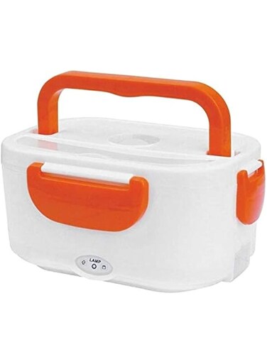 Lunch Boxes - Portable Lunch Box Heat Preservation PTC Electric Heating Lunch Box Bento Food Container Warmer Leak-Proof Lunchbox (orange)