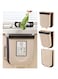 LINKINTEREST Hanging Trash Can,Silicone Folding Waste Bins Kitchen Foldable Trash Can Collapsible Small Garbage Can Compact Portable Waste Bin for Home Kitchen Room Cabinet Door Drawer - 6L
