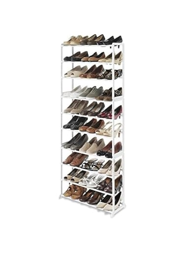 Fitto Shoe Rack, 10 Tier, Organizer, Random Color