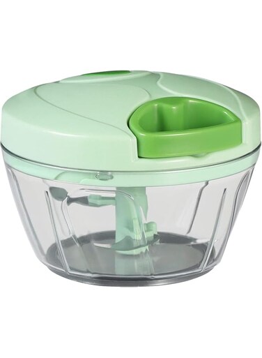 Vegetable Chopper Manual Food Processor, Versatile Veggie Chopper Cutter for Salad, Garlic, Nut, Onion, and More - Efficient Hand-Powered Kitchen Tool for Fast, Easy Meal Prep (Small Chopper)