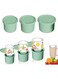 Hollow Cylindrical Silicone Ice Cube Mold for 24-40oz Flask Thermos Tumbler BPA-Free Ideal for Juice Drinks Coffee (Green)