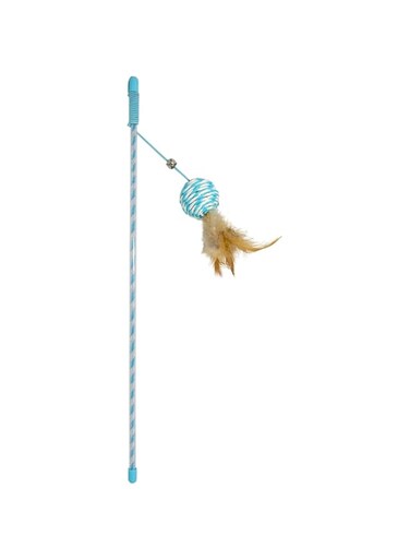 duvoplus Duvo+ Playing Rod Catchy Paper Ball Blue - 41x4x3,5cm