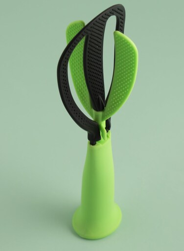 Multifunctional Spoon, High-Quality Polymer Spoon, RF10519   Can Be Use as Rice Washing Tool, Serving Spoon, Egg Beater &amp; Blender   Dishwasher-Safe   Ergonomic Design Green